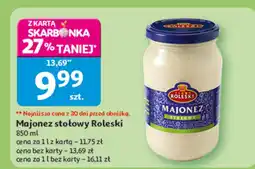 Auchan Majonez stołowy Roleski 850ml oferta