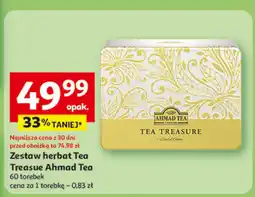 Auchan Zestaw herbat Tea Treasure Ahmad Tea 60 torebek oferta