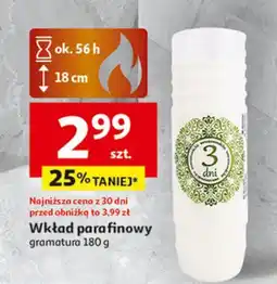 Auchan Wkład parafinowy 3 dni oferta
