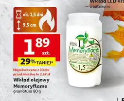 Auchan Wkład olejowy 1.5 Memoryflame oferta