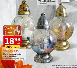 Auchan Znicz szklany kula oferta