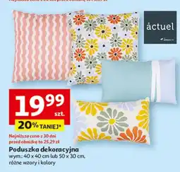 Auchan Poduszka dekoracyjna 50 x 30 cm Actuel oferta