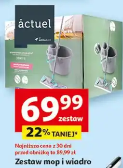 Auchan Zestaw mop z wiadrem Actuel oferta
