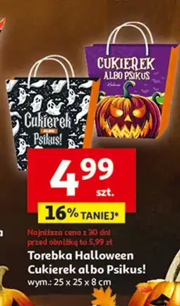 Auchan Torebka na halloween oferta