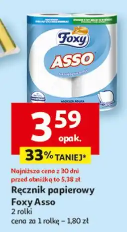 Auchan Ręcznik papierowy Foxy Asso oferta