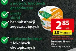 Auchan Śmietana 18% Auchan Pewni Dobrego oferta