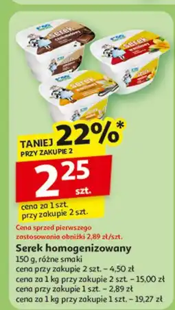 Auchan Serek waniliowy z laską wanilii Rolmlecz oferta