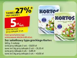 Auchan Ser sałatkowy kortos ziołowy Turek Naturek oferta