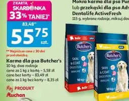 Auchan Karma dla psa wołowina Butcher's oferta