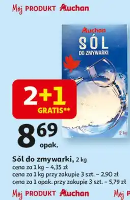 Auchan Sól do zmywarek Auchan oferta
