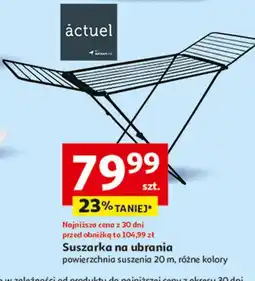 Auchan Suszarka do ubrań 20 m Actuel oferta