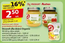 Auchan Przecier jabłko - szpinak bio Auchan Baby oferta