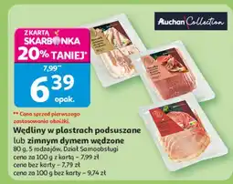 Auchan Polędwica dymem wędzona Auchan Collection oferta
