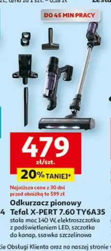 Auchan Odkurzacz pionowy ty6a35 Tefal oferta