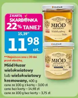 Auchan Miód nektarowy wielokwiatowy kremowany Miody Polskie oferta