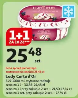 Auchan Lody yoghurt & forest fruit Algida Carte D'or Les Desserts oferta