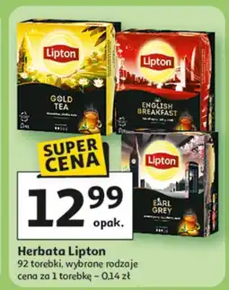 Auchan Herbata earl grey Lipton Special Collection oferta