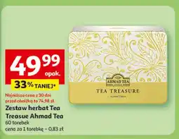 Auchan Herbata w puszce Ahmad Tea Treasure oferta