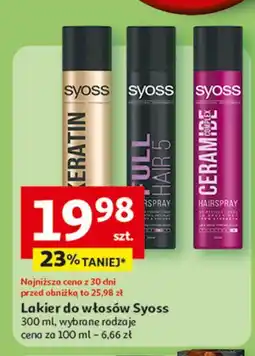 Auchan Lakier do włosów Syoss Ceramide Complex oferta