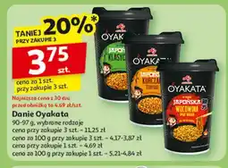 Auchan Danie japońska wołowina w sosie wasabi Ajinomoto Oyakata oferta