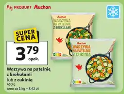 Auchan Warzywa na patelnię z cukinią Auchan Różnorodne (Logo Czerwone) oferta
