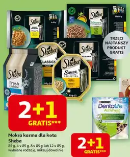 Auchan Karma dla kota smaki drobiowe Sheba Selection In Sauce oferta