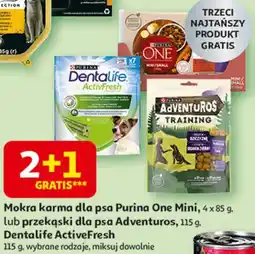Auchan Karma dla psa wołowina Purina One oferta