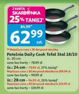 Auchan Patelnia daily cook 28 cm Tefal oferta