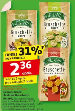 Auchan Bruschetta kwaśna śmietana i cebula Maretti Bruschette oferta