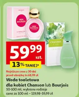 Auchan Woda toaletowa Bourjois Mon oferta