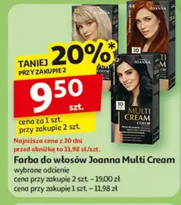 Auchan Farba do włosów 44 intensywna miedź Joanna Multi Cream Color oferta