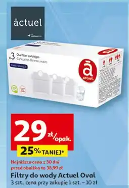 Auchan Wkład filtrujący owalny Actuel oferta