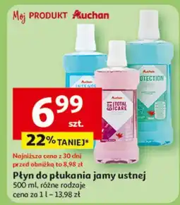 Auchan Płyn do higieny jamy ustnej Auchan oferta