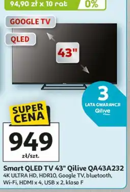 Auchan Telewizor 43 q43qa232 Qilive oferta