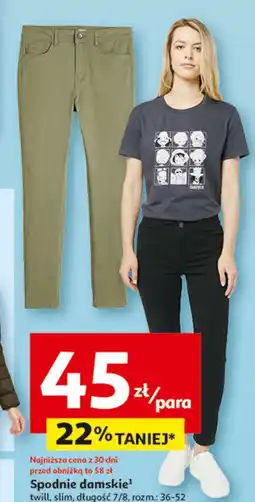 Auchan Spodnie damskie 36-52 Inextenso By Auchan oferta