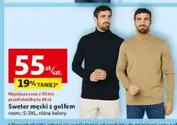 Auchan Sweter męski s-3xl Inextenso By Auchan oferta