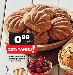 Netto Bułka muszelka żytnio-pszenna 65g Netto oferta