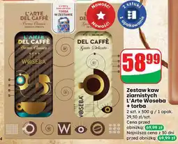 Dino Zestaw kaw ziarnistych L'Arte Woseba + torba 2x500g oferta