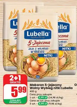Dino Makaron 5-jajeczny Wolny Wybieg nitki Lubella 400g oferta