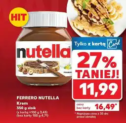 Kaufland Krem Ferrero Nutella 350g oferta