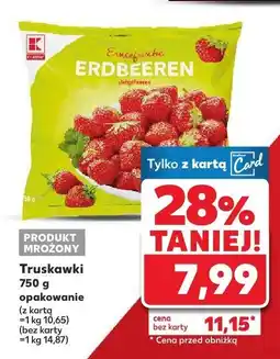 Kaufland Truskawki 750 g K-Classic oferta