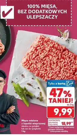 Kaufland Mięso mielone z łopatki wieprzowej 1 kg Kaufland oferta