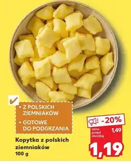 Kaufland Kopytka z polskich ziemniaków 100g Kaufland oferta