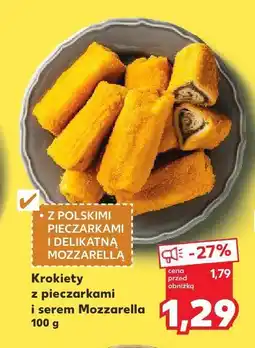 Kaufland Krokiety z pieczarkami i serem Mozzarella 100g Kaufland oferta