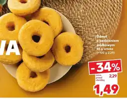 Kaufland Donut z nadzieniem jabłkowym 65g Kaufland oferta