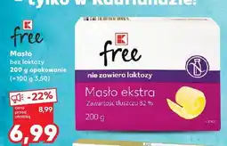 Kaufland Masło bez laktozy 200g K-Free oferta