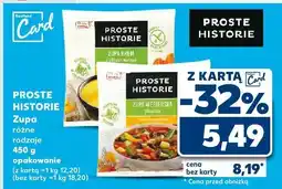 Kaufland Zupa różne rodzaje 450g Proste Historie oferta