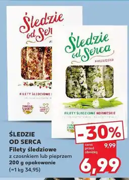 Kaufland Filety śledziowe 200g z pieprzem Śledzie od Serca oferta