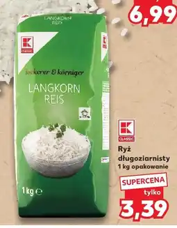 Kaufland Ryż długoziarnisty 1kg K Classic oferta