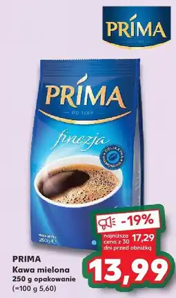 Kaufland Kawa mielona PRIMA 250 g oferta